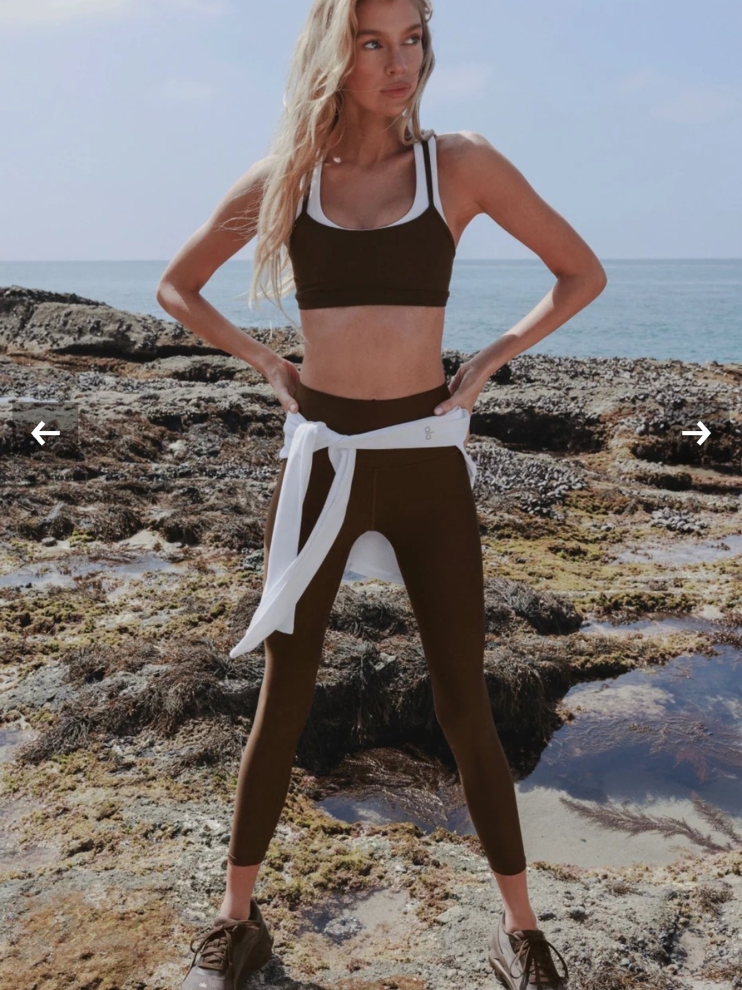 Alo Yoga Matching Set Size Small Expresso